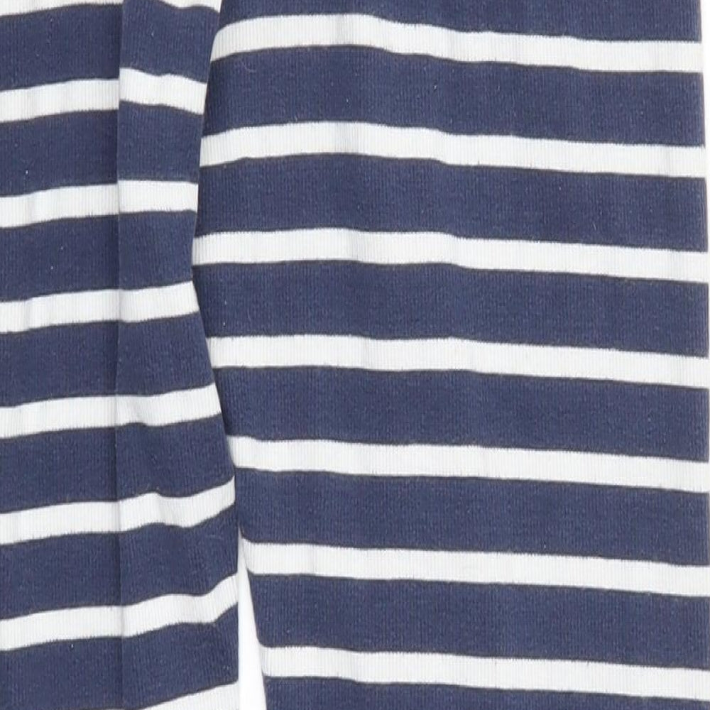 Marks and Spencer Girls Blue Striped Snow Pants Trousers Size 11-12 Years