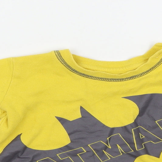 George Boys Yellow Basic T-Shirt Size 12-18 Months