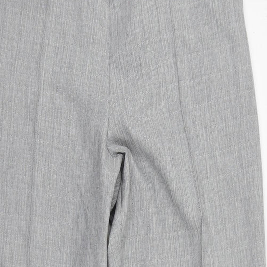 M&S Womens Grey Dress Pants Trousers Size 16