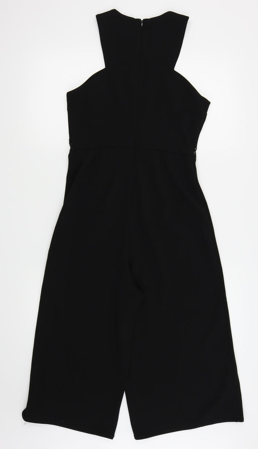 New Look Womens Black Jumpsuit One-Piece Size 8 L16 in