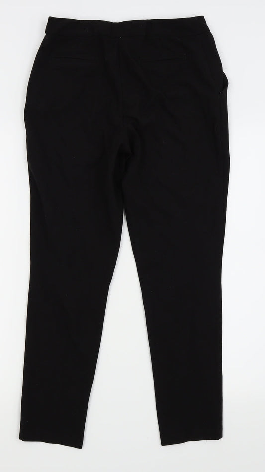 Asda George Girls Black Chino Trousers Size 12-13 Years