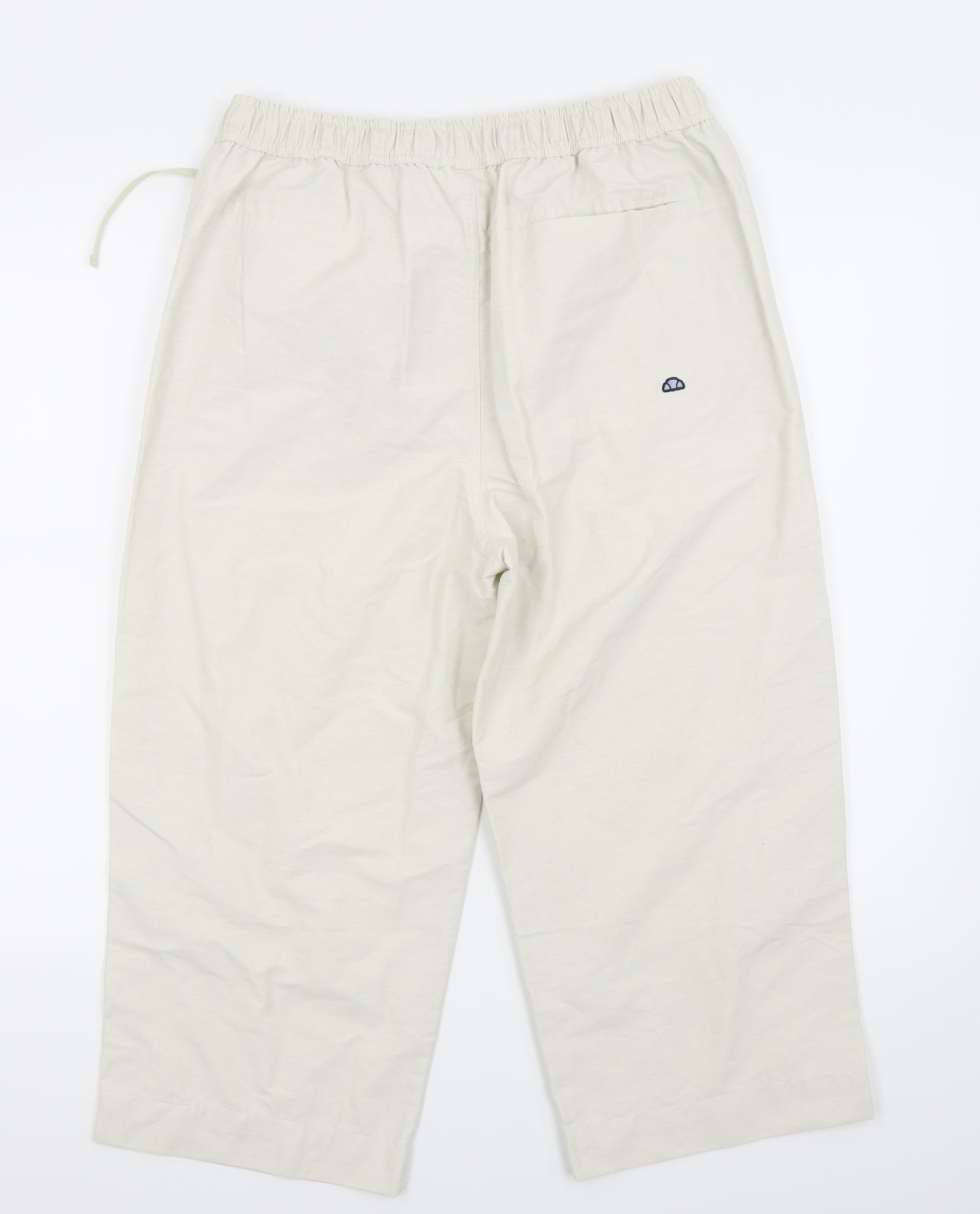 ellesse Womens White   Cropped Trousers Size M