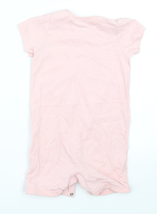 H&M Girls Pink Babygrow One-Piece Size 18-24 Months - Minnie Mouse