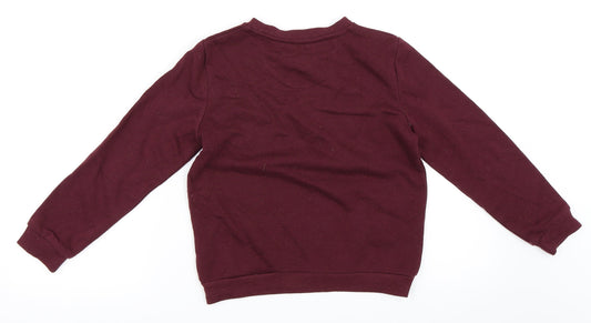 Primark Boys Red Pullover Sweatshirt Size 7-8 Years