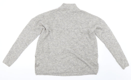 Noisy may Womens Grey Pullover Jumper Size M