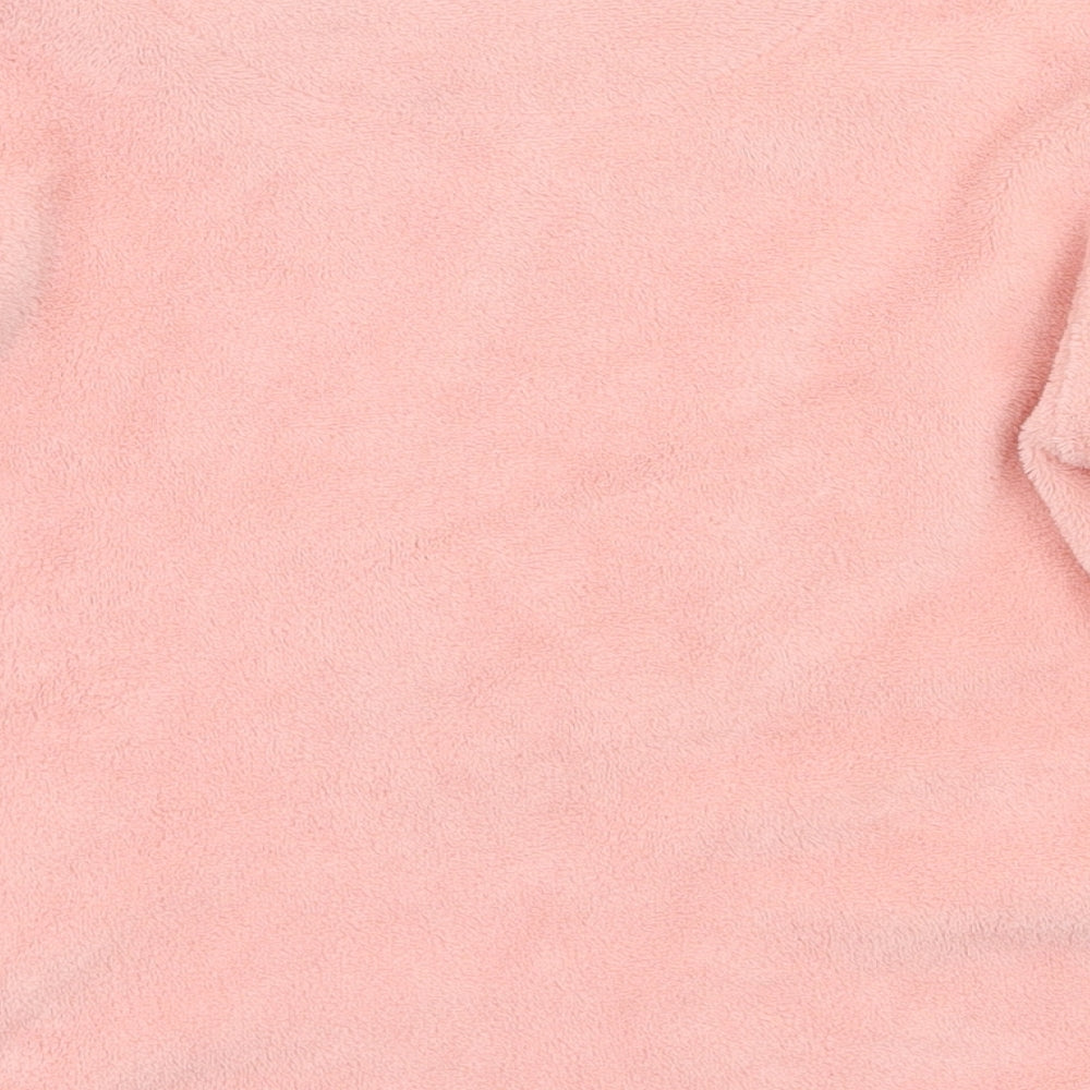 Brand and care label for just like you girls’ pink animal print top pyjama top, size 8-9, years
