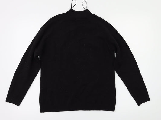 Filati Womens Black Pullover Jumper Size M