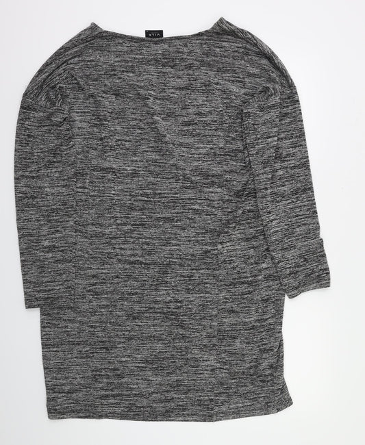 VILA Womens Grey A-Line Size XL