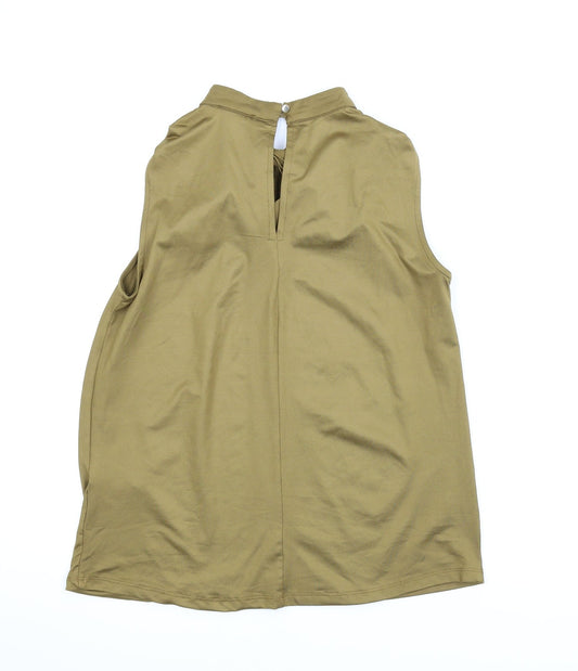 H&M Womens Green Basic Blouse Size XS