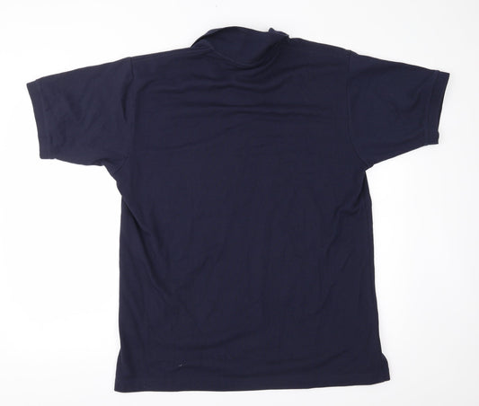 Heritage Mens Blue Polo Size L
