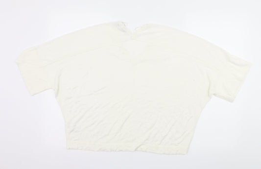 Preworn Womens Ivory Knit Pullover Jumper Size S