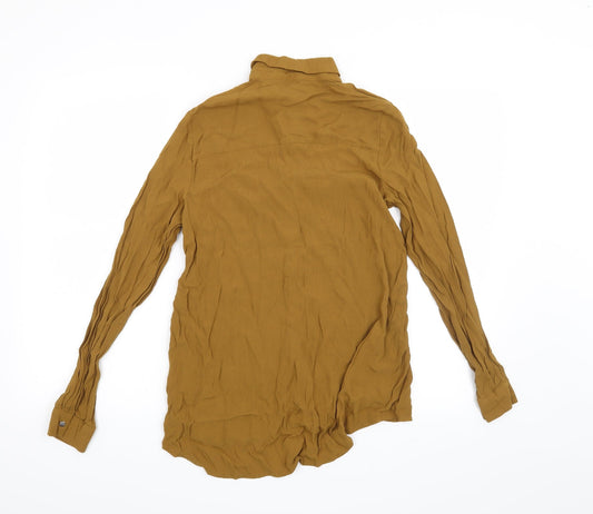 New Look Womens Green Basic Blouse Size 8