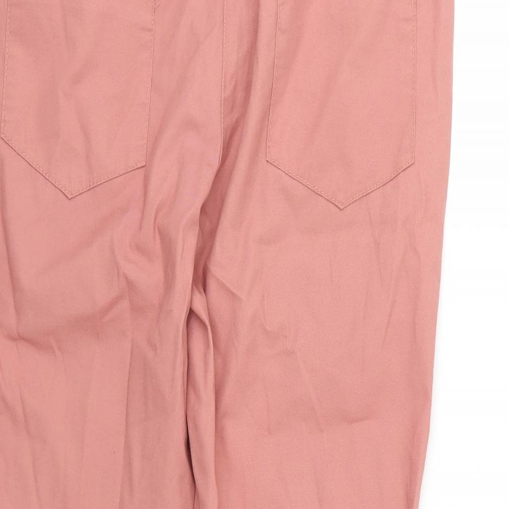NEXT Womens Pink Trousers Size 12 L24 in
