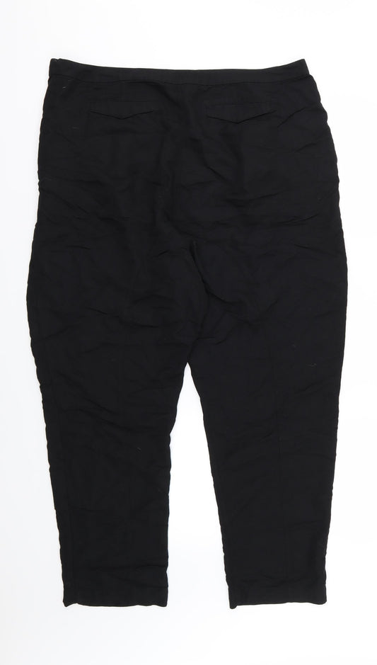 Bona parte Womens Black Trousers Size 20 L25 in
