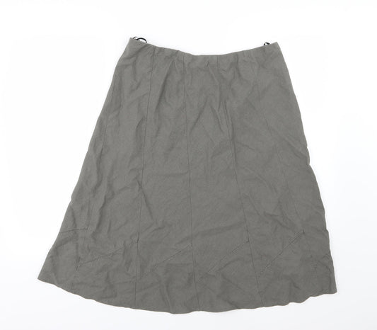 Bonmarché Womens Green A-Line Skirt Size 16