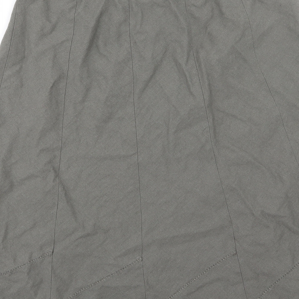 Bonmarché Womens Green A-Line Skirt Size 16