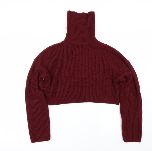 Missguided Womens Purple Pullover Jumper Size S