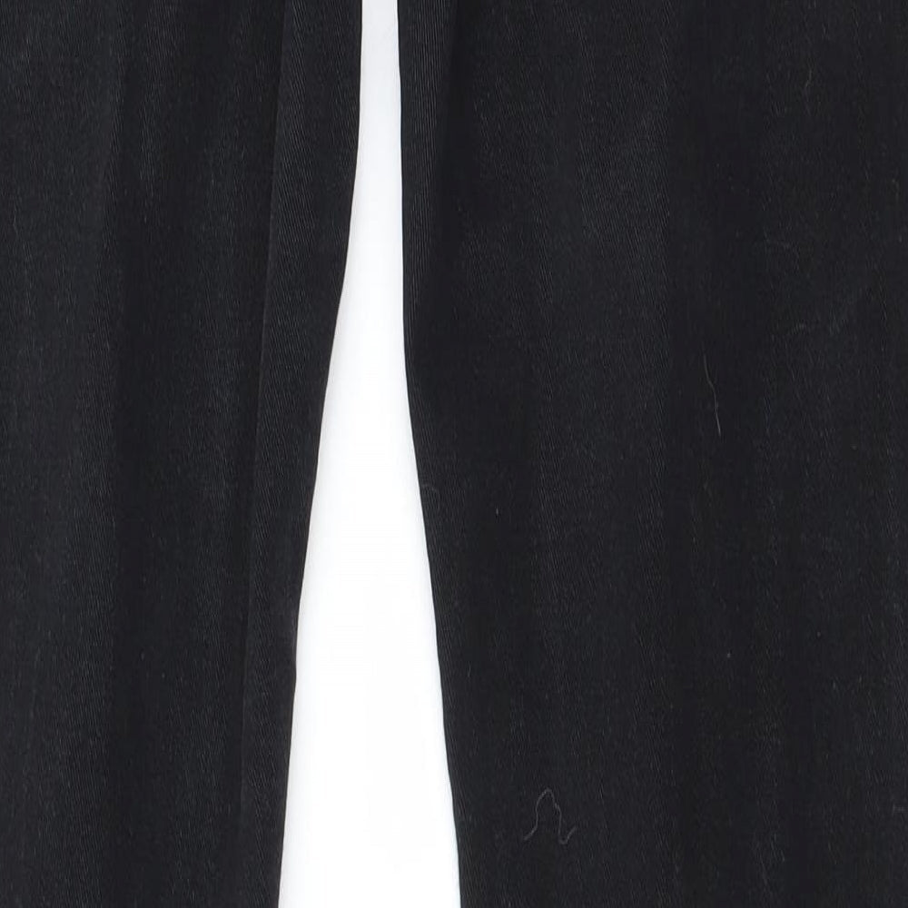 Preworn Womens Black Straight Jeans Size 34 in L30 in