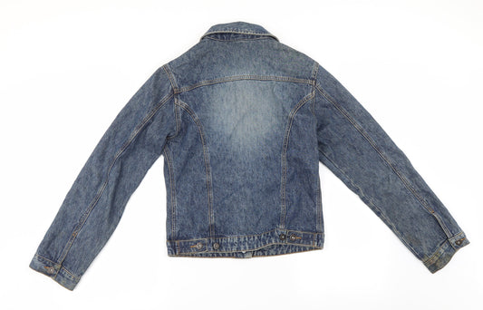 Chilli Pepper Womens Blue Jacket Coat Size S