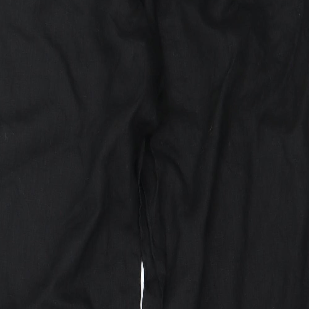 Marks and Spencer Womens Black Trousers Size 34 in L26 in