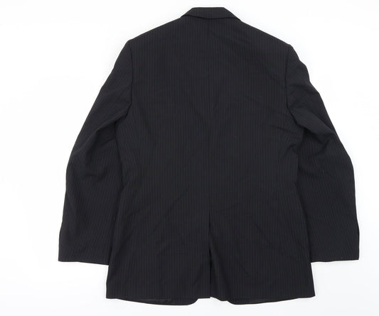 F&F Mens Black Jacket Blazer Size 40
