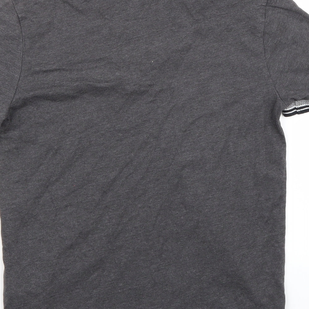 F&F Boys Grey Basic T-Shirt Size 9 Years