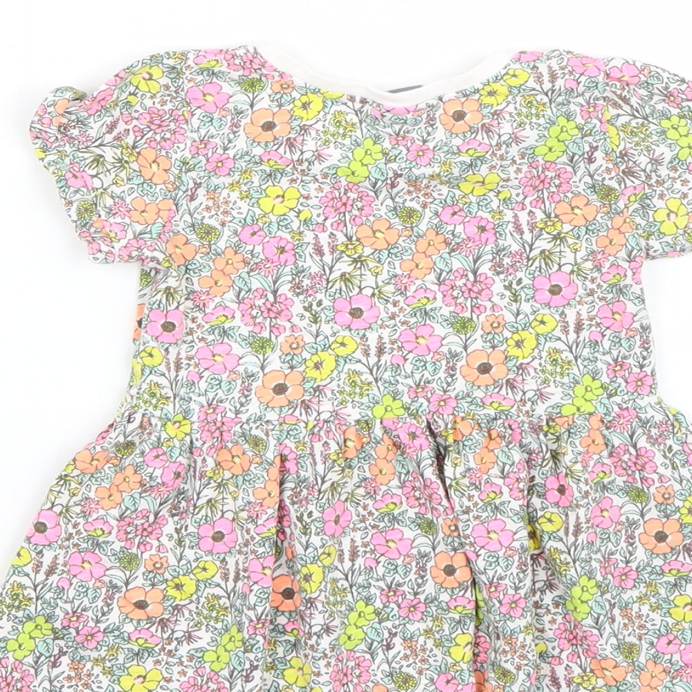 NEXT Girls White Floral A-Line Size 3-6 Months