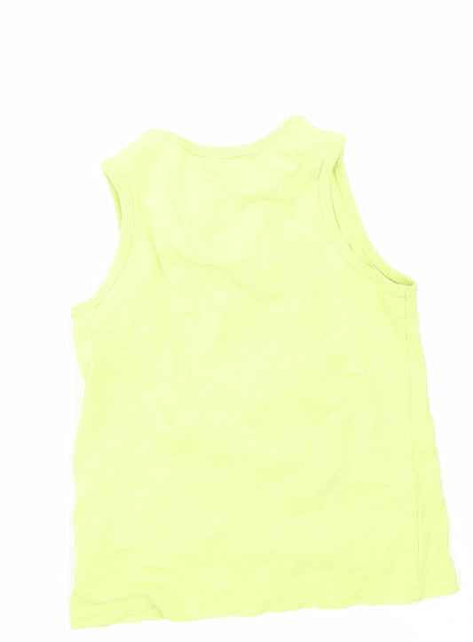 George Boys Green Basic T-Shirt Size 3-4 Years