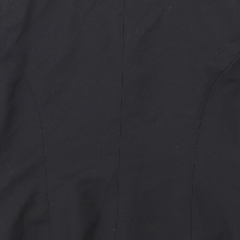 mathilda Womens Black Jacket Blazer Size 8