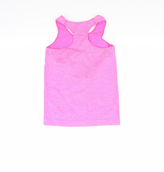 Primark Girls Pink Basic Tank Size 9-10 Years