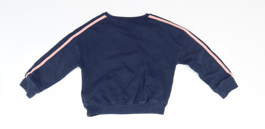 NEXT Girls Blue Pullover Sweatshirt Size 6 Years