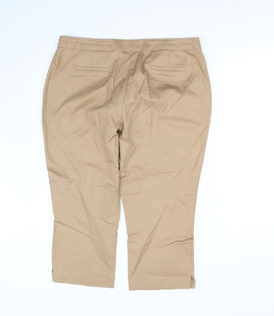 pre worn Womens Beige Trousers Size 12 L25 in