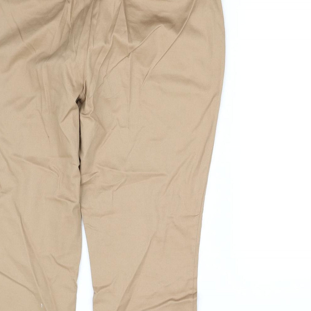 pre worn Womens Beige Trousers Size 12 L25 in