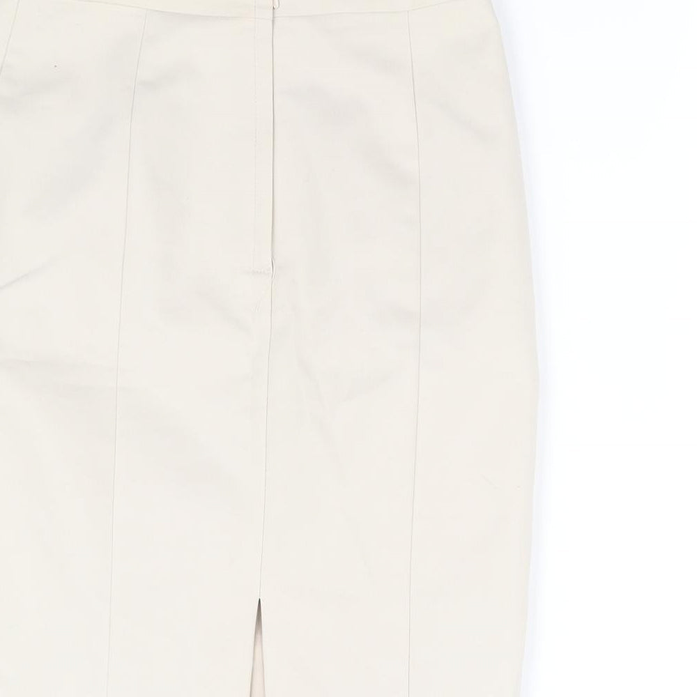pre worn Womens Beige Mini Skirt Size S