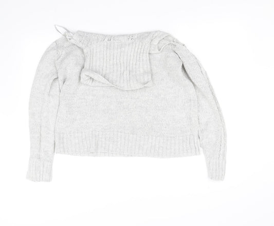pre worn Womens Grey Pullover Jumper Size M