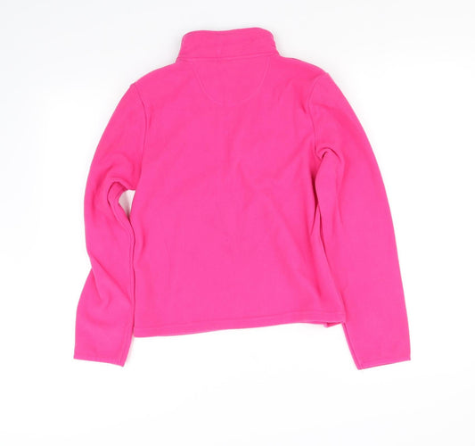 pre worn Girls Pink Pullover Jumper Size 11-12 Years