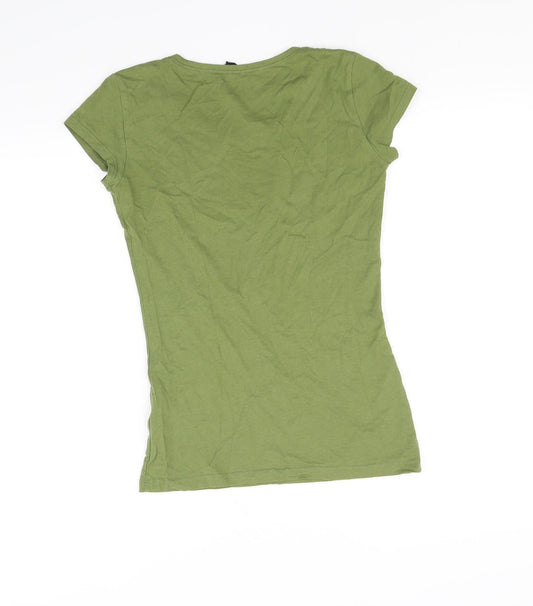 Divided Girls Green Basic T-Shirt Size M
