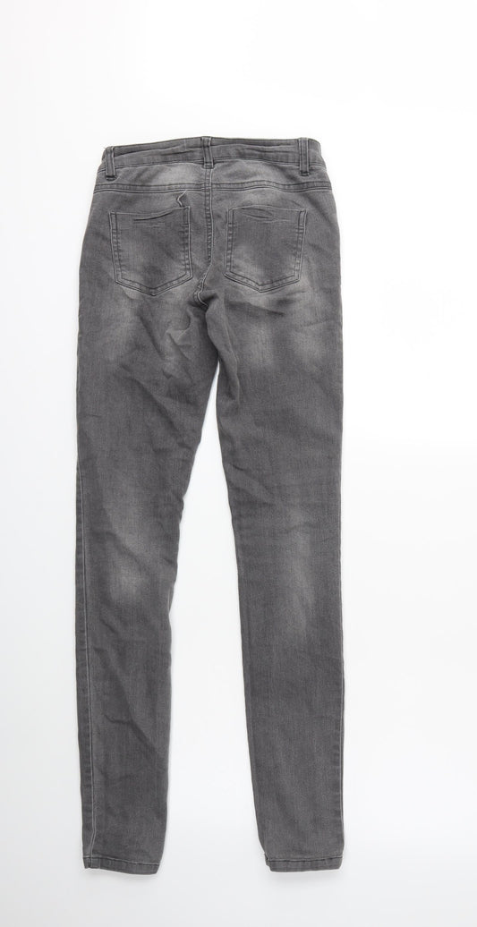 Only Womens Grey Denim Skinny Jeans Size XS L28 in