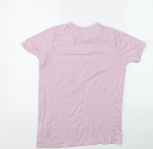New Look Womens Pink Basic T-Shirt Size 6
