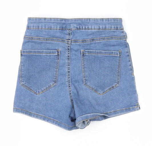 denim co Womens Blue Denim Hot Pants Shorts Size 8