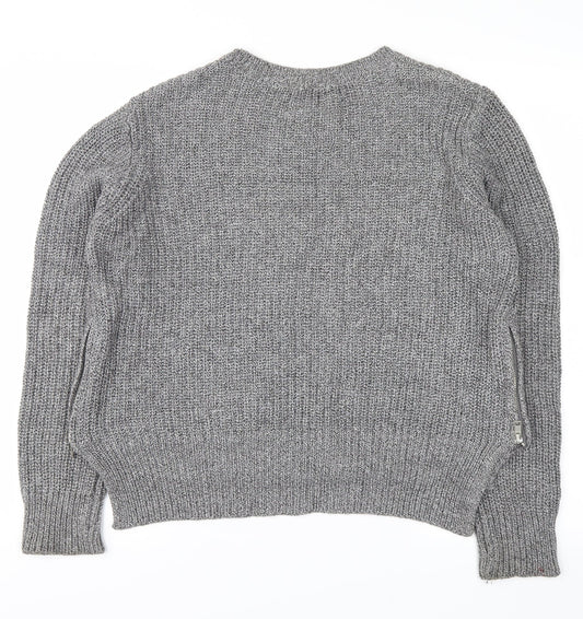H&M Womens Grey Pullover Jumper Size M