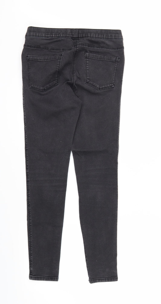 Nutmeg Womens Black Denim Jegging Jeans Size 10 L28 in