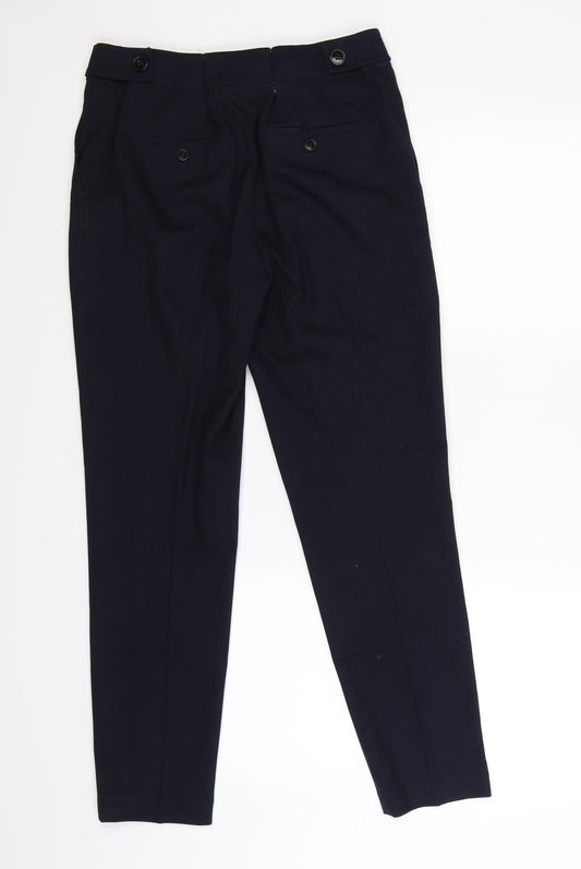 NEXT Womens Blue Trousers Size 8 L27 in