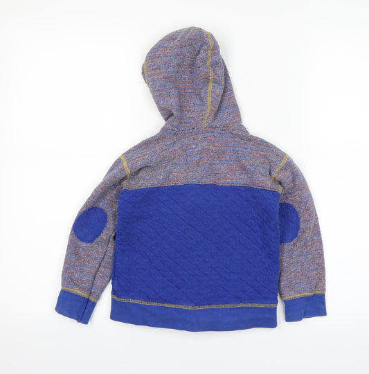 VROOM VROOM Boys Grey Full Zip Hoodie Size 5-6 Years