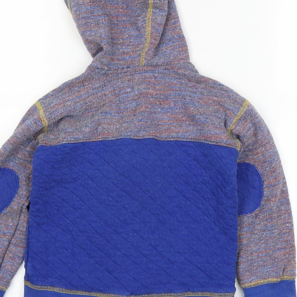 VROOM VROOM Boys Grey Full Zip Hoodie Size 5-6 Years