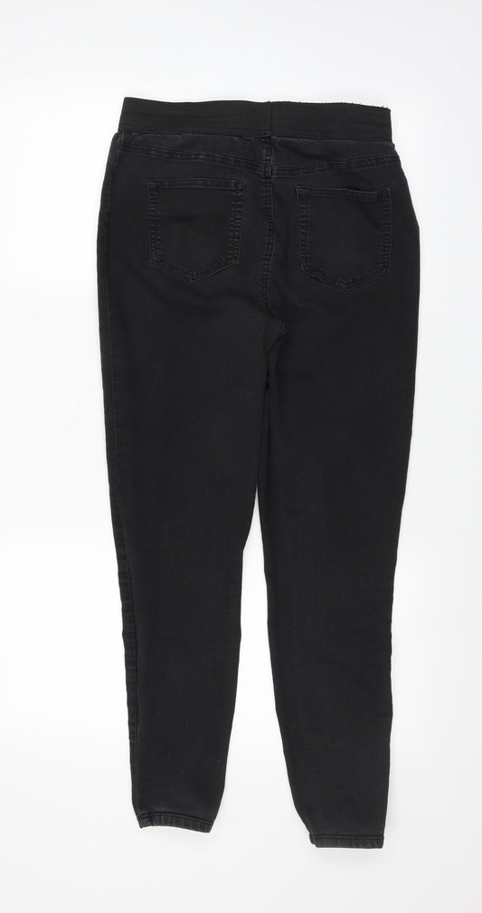 Papaya Womens Black Skinny Jeans Size 12 L26 in