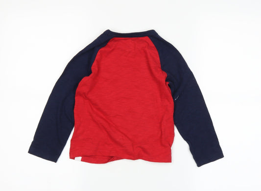 Gap Boys Red Basic T-Shirt Size 4 Years