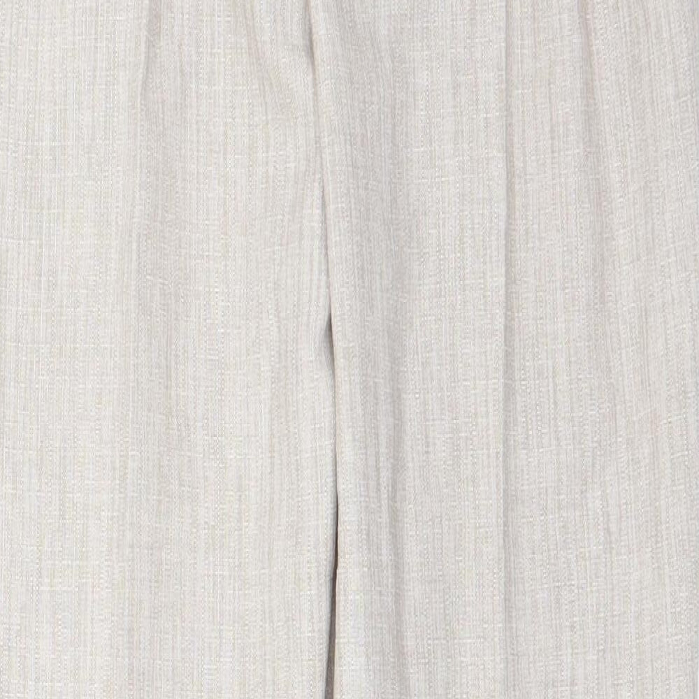 Preworn Womens Beige Trousers Size 12 L27 in