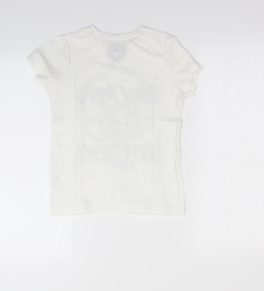Urban Department Boys White Basic T-Shirt Size 8 Years