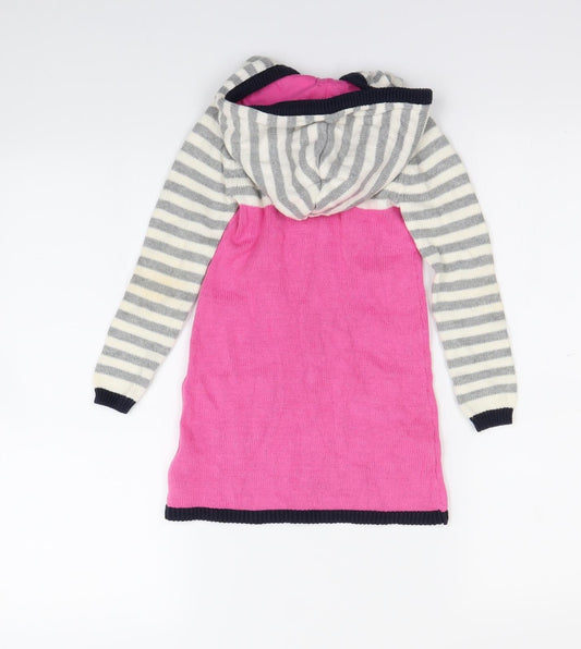 Gap Girls Multicoloured Jumper Dress Size 3 Years